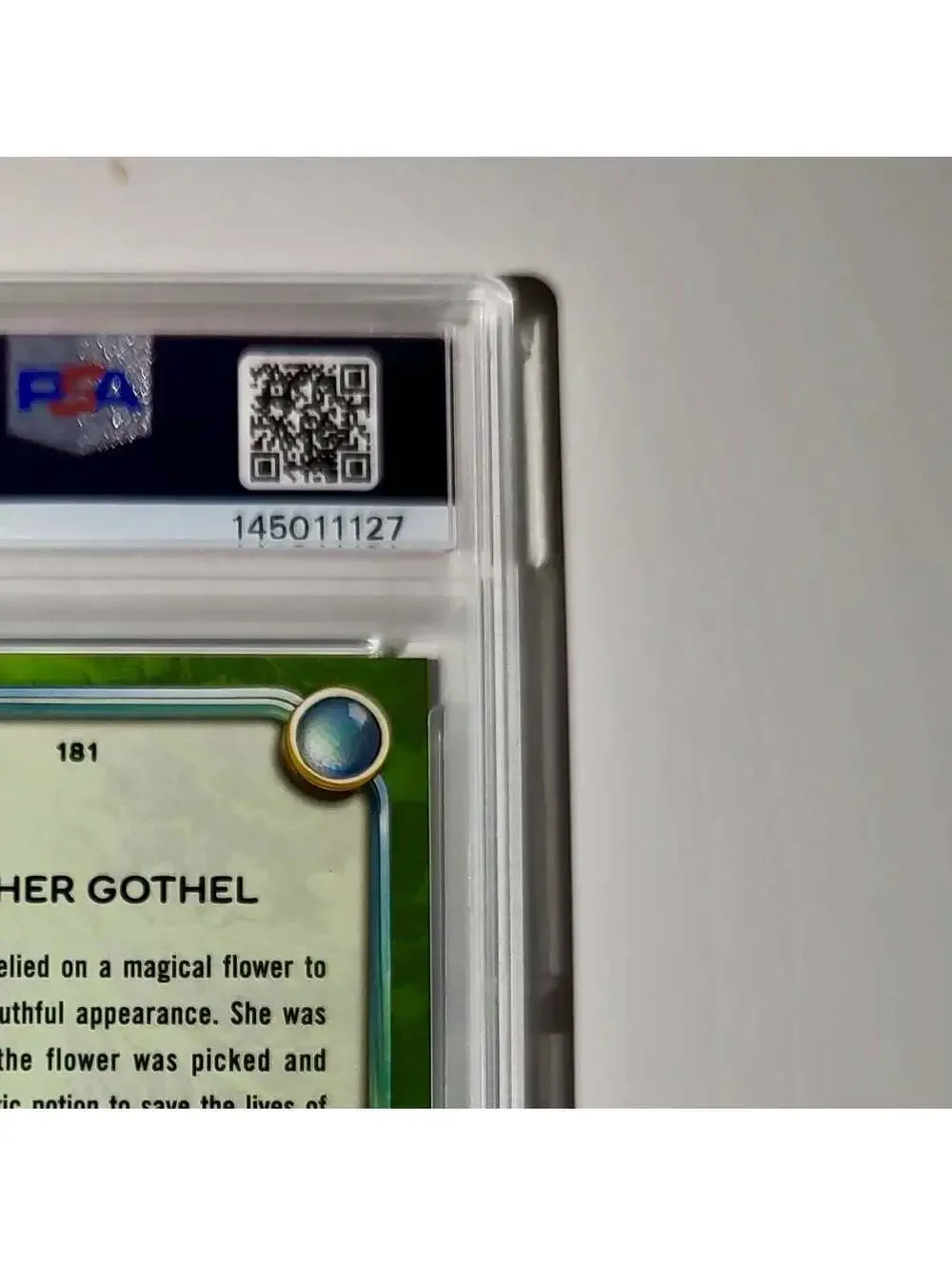 Mother Gothel 2025 Topps Disney Wonder #181 Card Tangled PSA 8 NM-MT